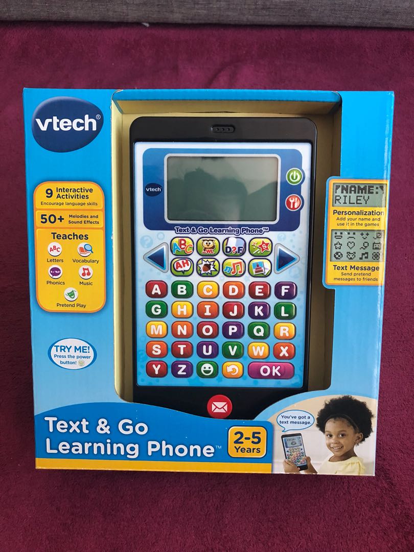 vtech text and go learning phone