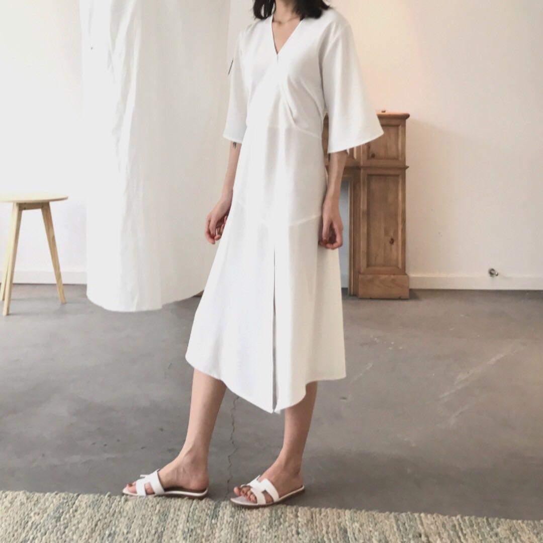 White kimono dress hot sale