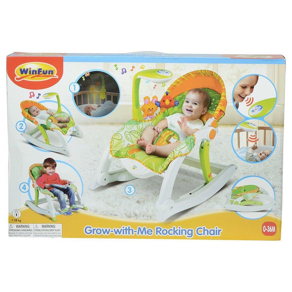 WinFun Grow with me rocking chair Babies Kids Infant Playtime on Carousell