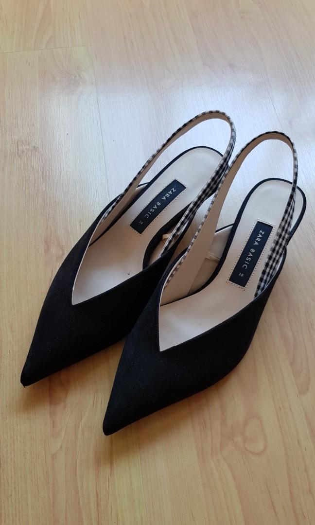 Gingham online kitten heels