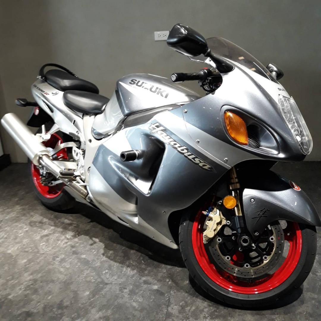 飛翔重機 保固車 0元交車 02年suzuki 台鈴gsx1300r 隼重機雙碟紅牌 機車 重機在旋轉拍賣