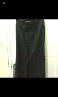 Rok Span Hitam Panjang L