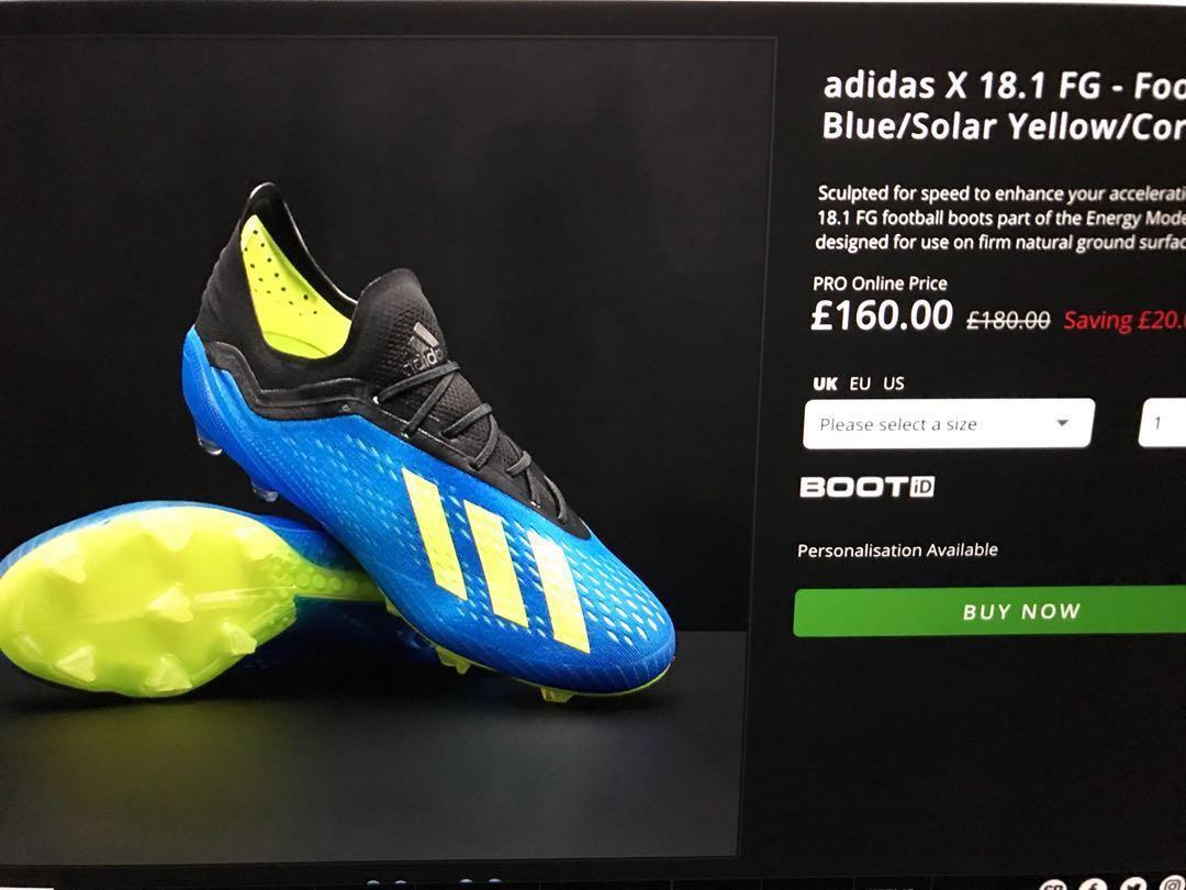 Adidas x discount 18.1 firm ground