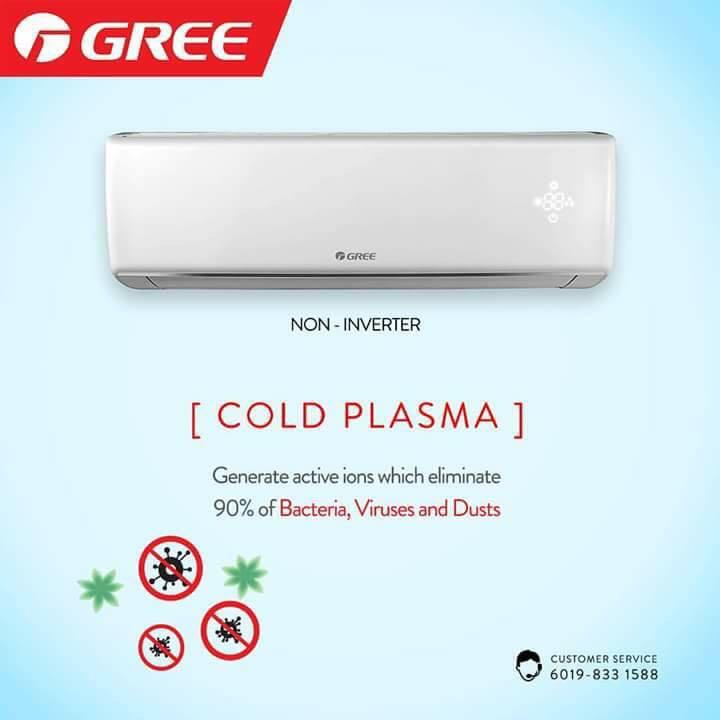 Air Conditioner Gree Lomo Nseries 1 5hp Non Inverter Offer Rm1280 Normal Price Rm1350 Kitchen Appliances On Carousell