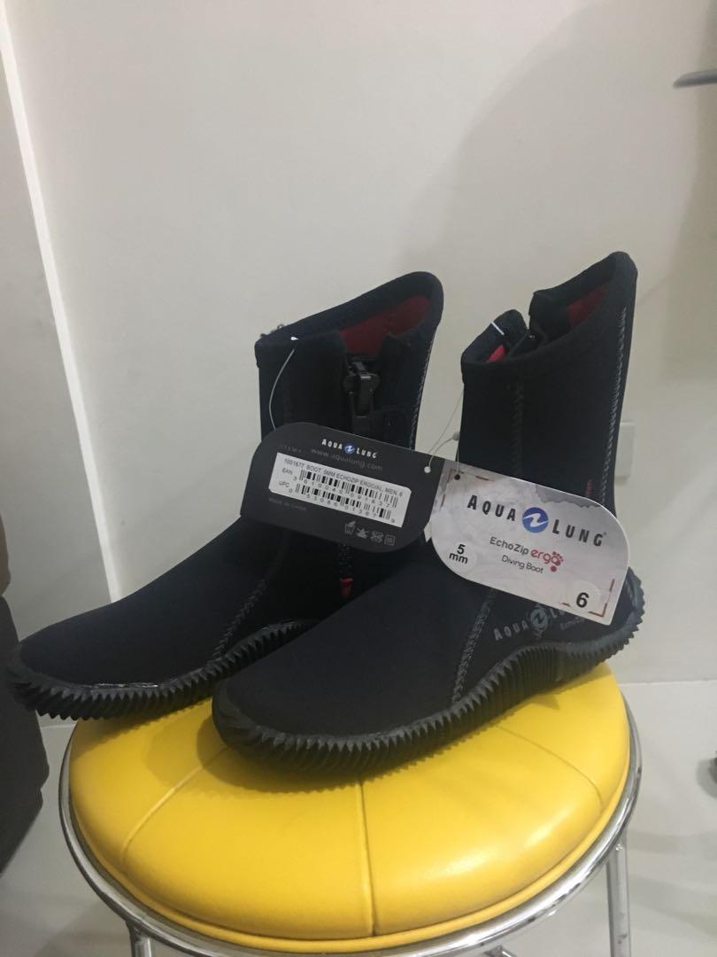 Aqua Lung Dive Boots Sports Athletic Sports Clothing On Carousell