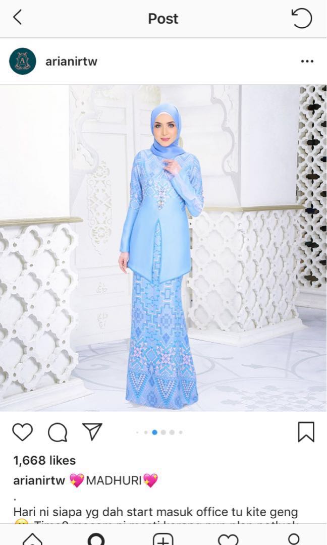 Ariani Ready To Wear Madhuri Muslimah Fashion Two Piece On