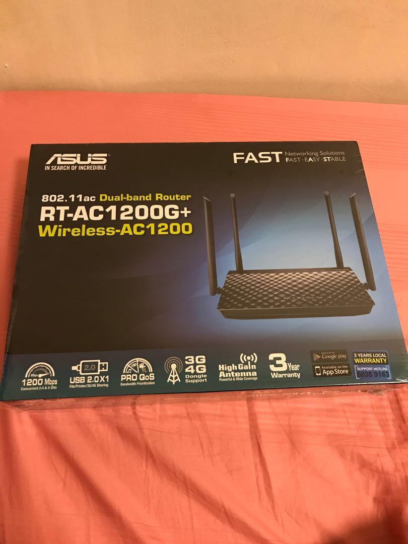 Asus RTAC1200G+ Dual Band Router, Computers & Tech, Parts