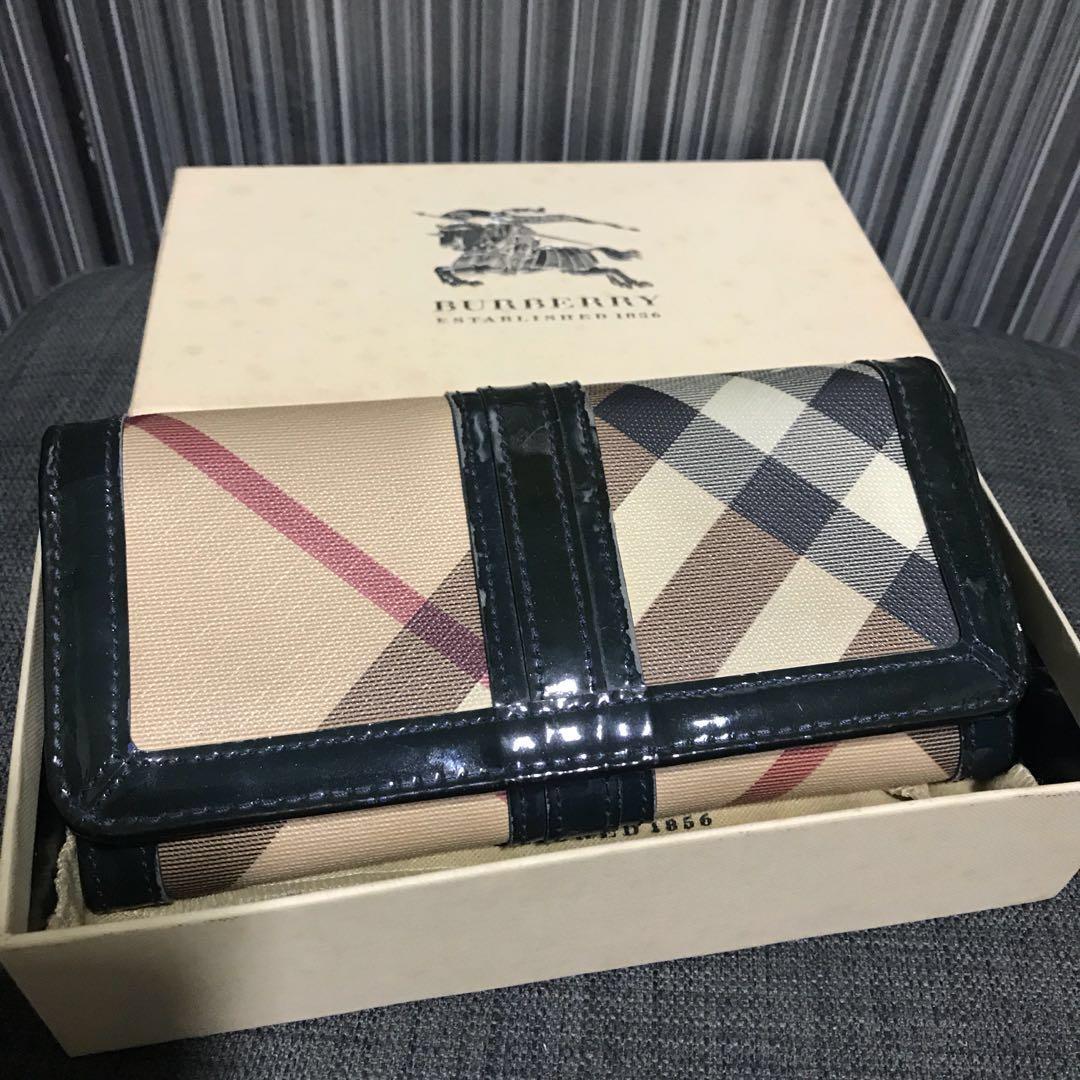 Burberry Long Wallet (Authentic), Luxury, Bags & Wallets on Carousell