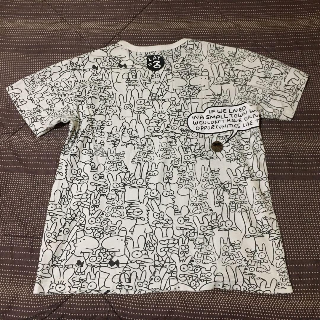 Authentic Comme des Garcons PLAY x Matt Groening Life in Hell