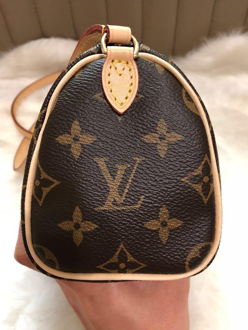 Authenticated Used Louis Vuitton LOUIS VUITTON Nano Gram Chua Name