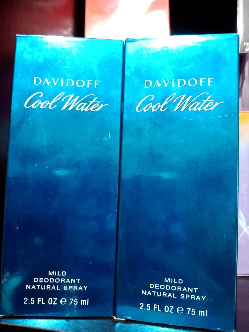 Authentic Not Tester Davidoff Cool Water For Men Deo Spray Also Use As Body Perfume Spray P1 100 Only Gift Idea Shipping Nationwide Money Back If Proven Fake Beauty Personal Care