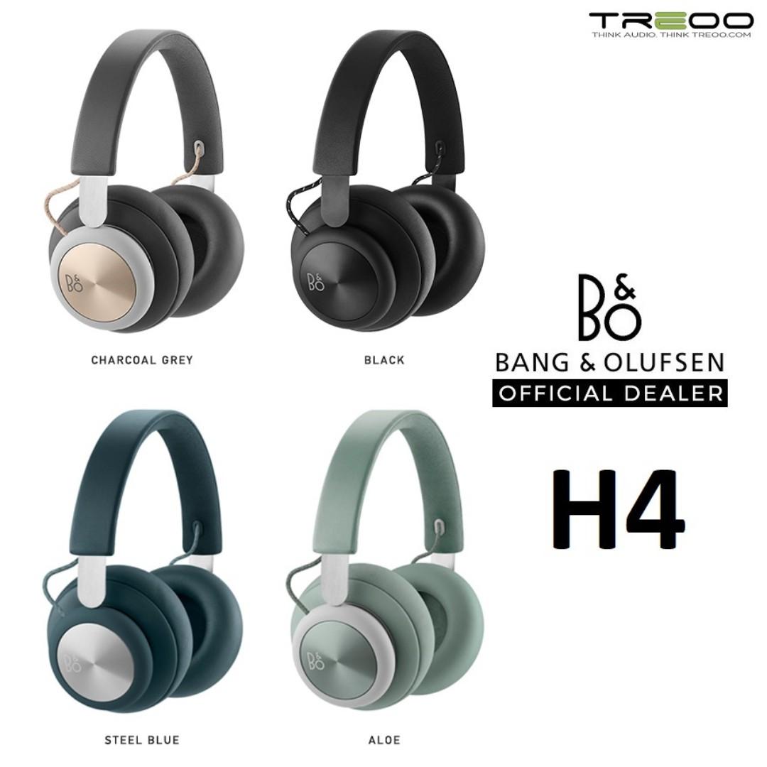 Bang Olufsen Beoplay H4 Wireless Bluetooth Headphone with Microphone