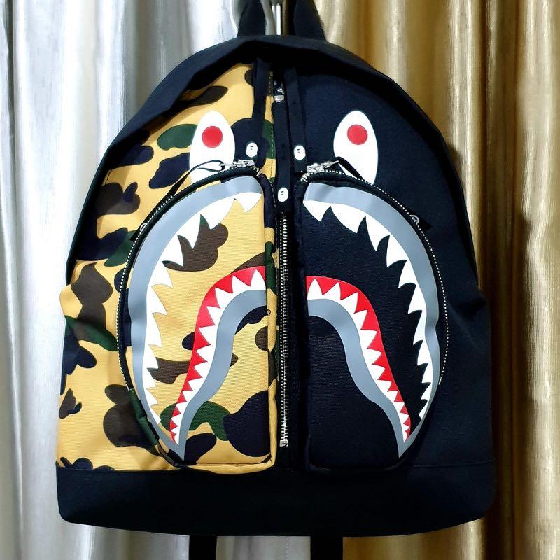 Bape 1st Camo Shark Backpack Men S Fashion Bags Wallets Backpacks On Carousell This bags & luggage is available in size one. carousell