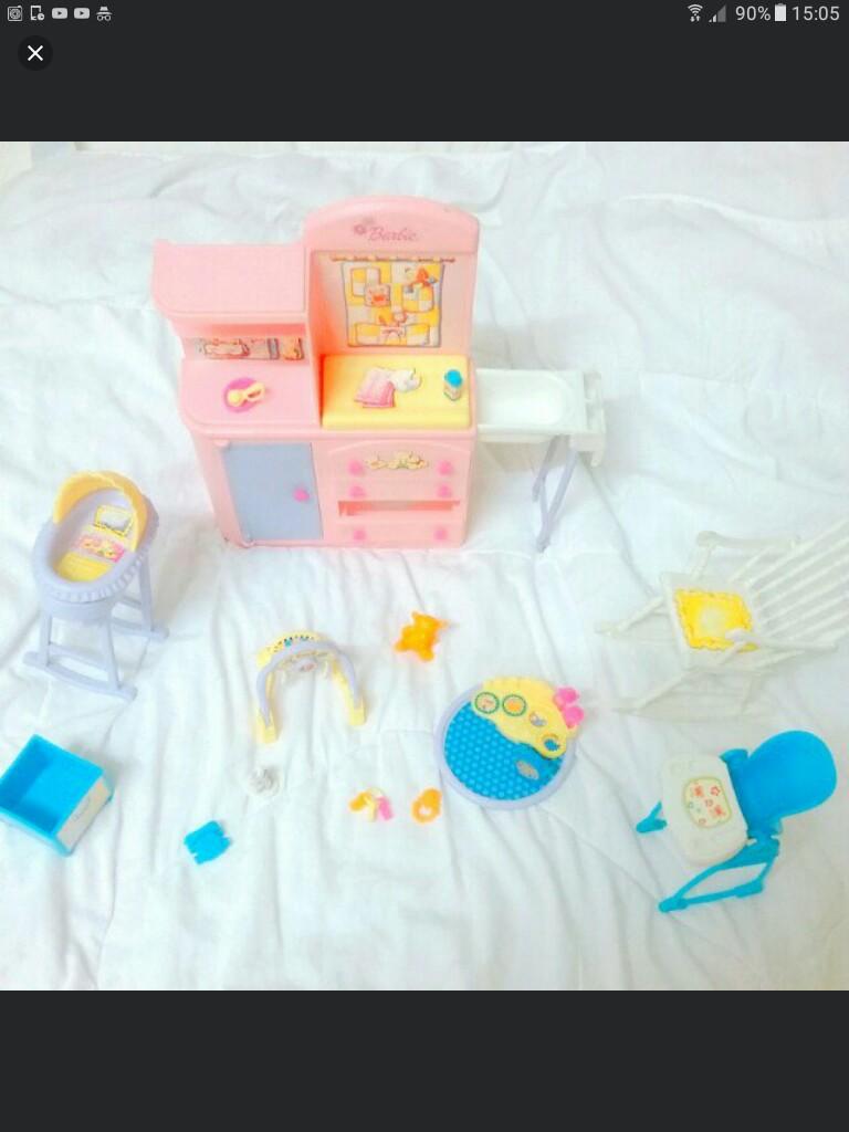 Barbie nursery set clearance