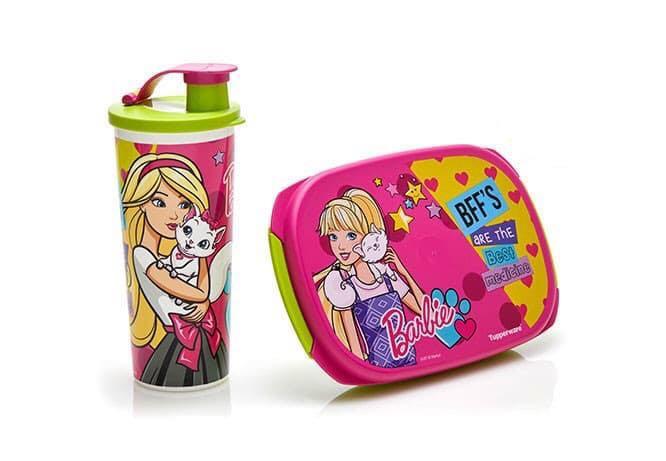 tupperware barbie lunch set