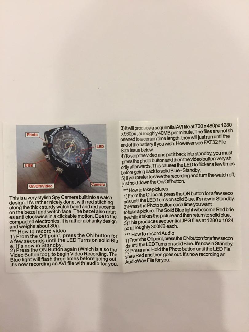 Brand new HP / DVR WATCH ( with spy camera), Mobile Phones & Gadgets