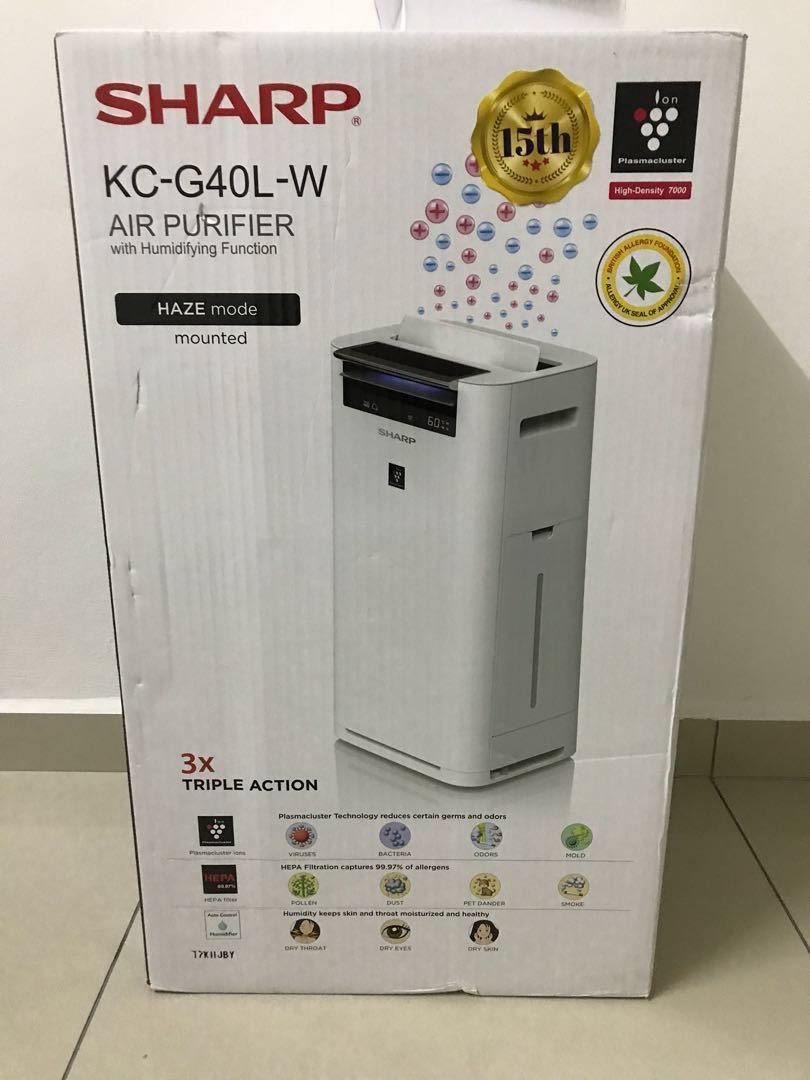 BRAND NEW* Sharp Air Purifier KCG40LW