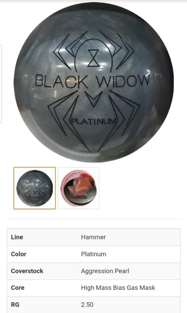 CHEAP $188!!! PROFESSIONAL BOWLING BALL LIMITED EDITION BLACK WIDOW