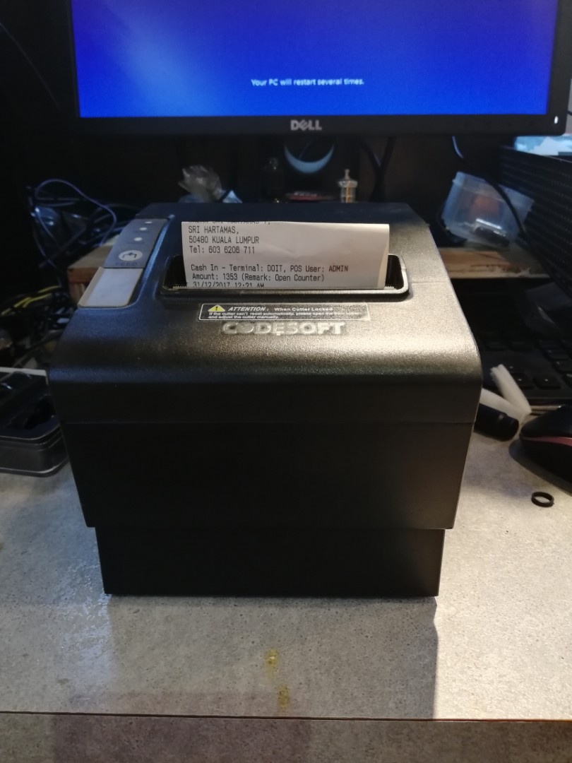 CODESOFT THERMAL RECEIPT PRINTER, Computers & Tech, Printers, Scanners