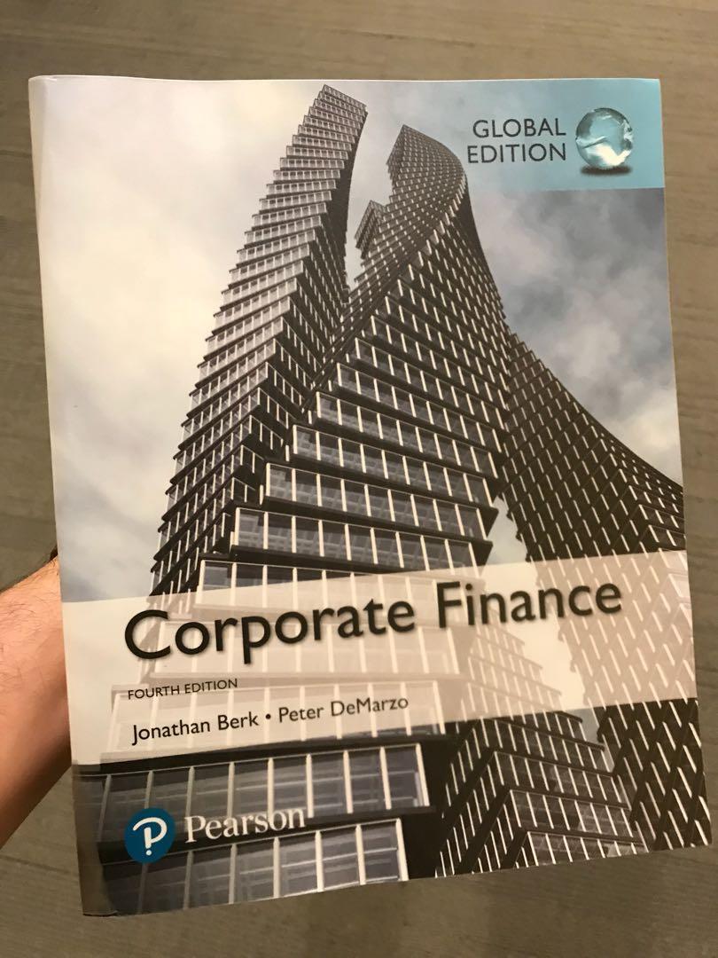 Corporate Finance 4th Edition Books Stationery Textbooks Professional Studies On Carousell