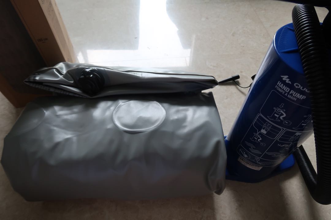 Decathlon Airbed with Air pump, Furniture & Home Living, Furniture, Bed