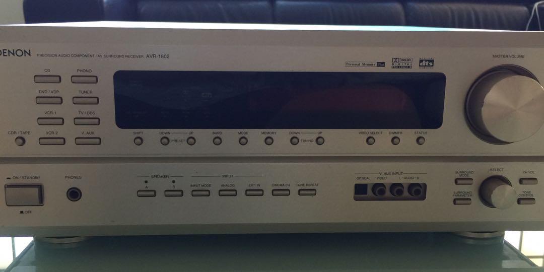 Denon AV Surround Receiver AVR1802, Everything Else on Carousell