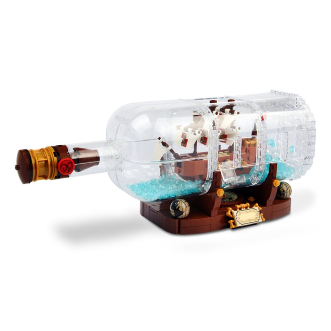 DISCOUNT for self collect at 530165 Lepin 16051 Ship In A Bottle Compatible with 21313 Hobbies Toys Toys Games on Carousell