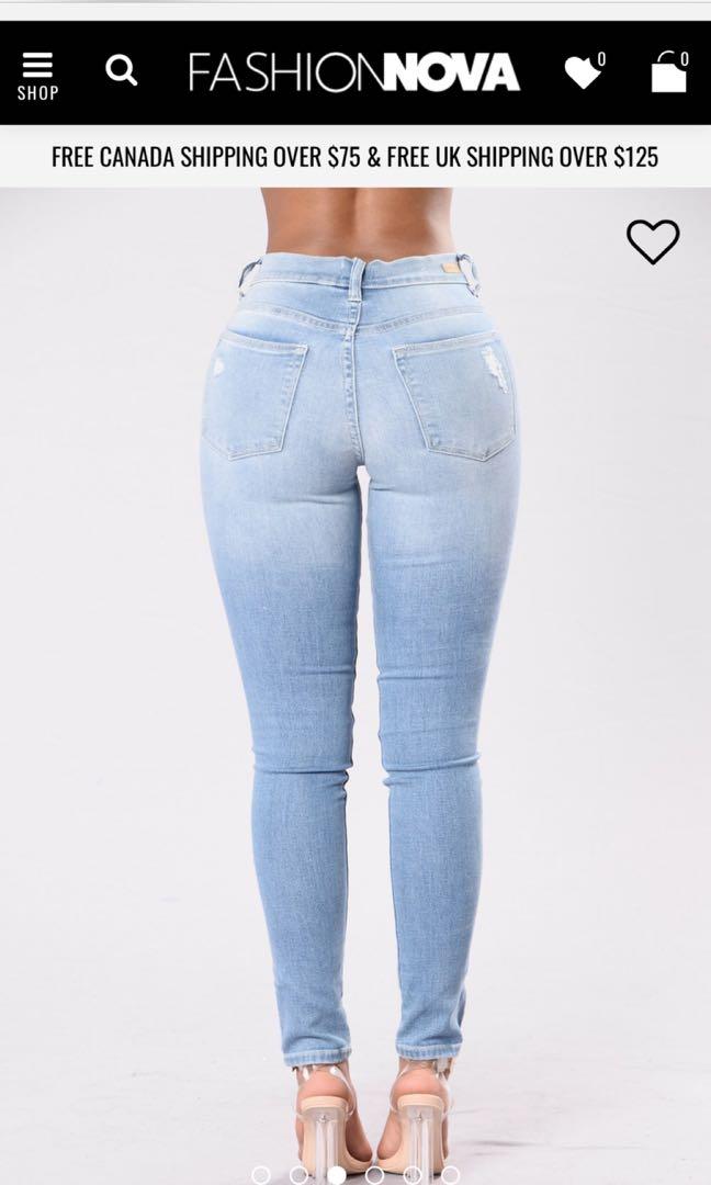 Fashion nova cheap jeans uk