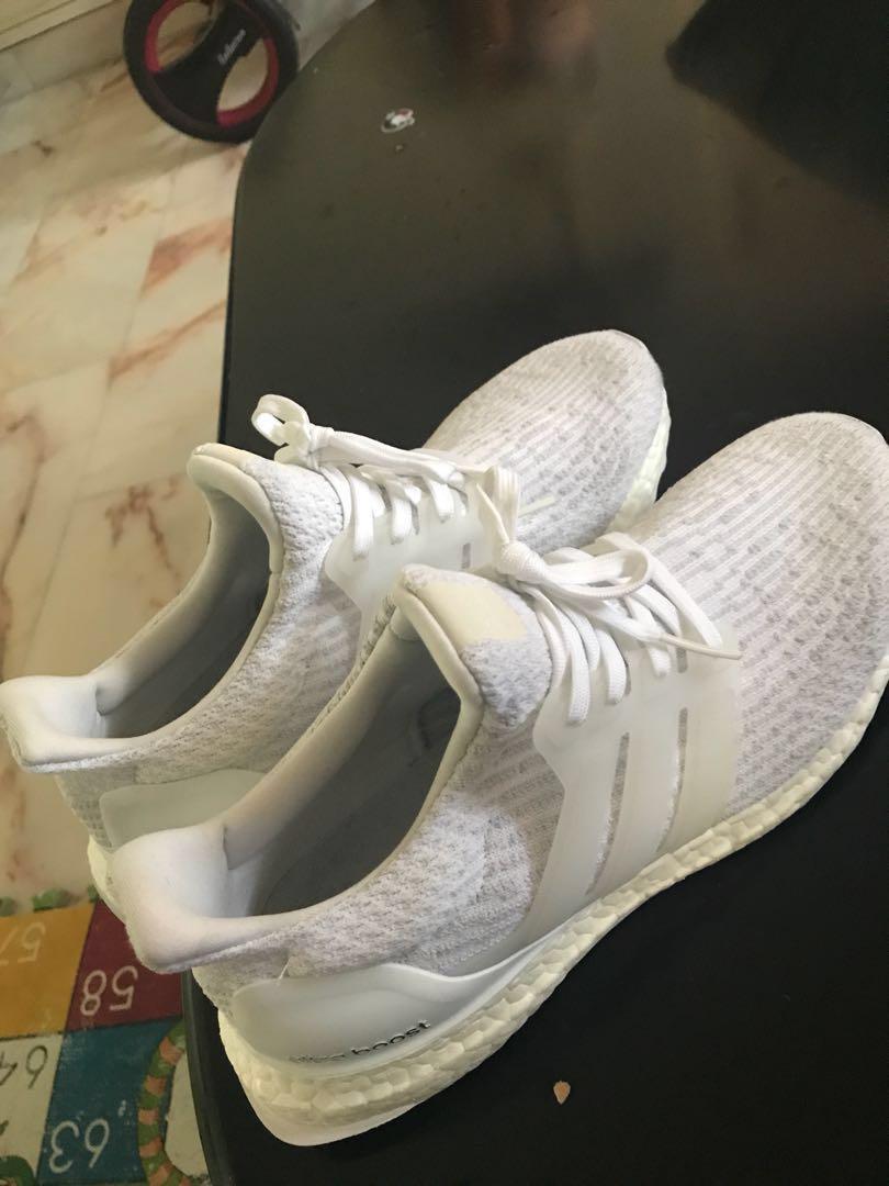 FS FT Ultra Boost 3.0 Triple White Men s Fashion Footwear Sneakers on Carousell