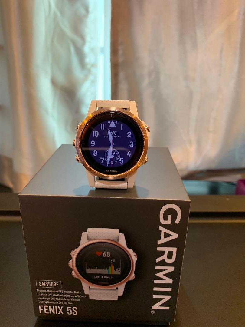 Garmin Fenix 5s Sapphire white rose gold