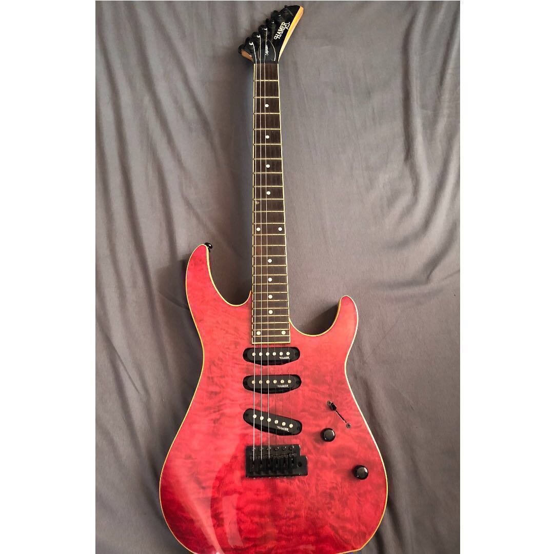 hamer californian ロック式ギター　バナナヘッドタイプギター