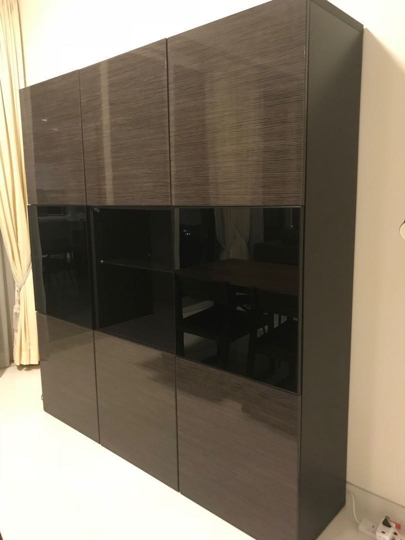 Ikea Besta Cabinet Storage With Glass Doors Furniture Shelves Ikea Besta Cabinet Storage With Glass Doors Furniture Shelves Drawers On Carou