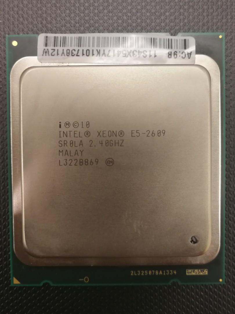 Intel Processor Xeon E5 2609 Sr0la 2 4ghz Electronics Computer Parts Accessories On Carousell