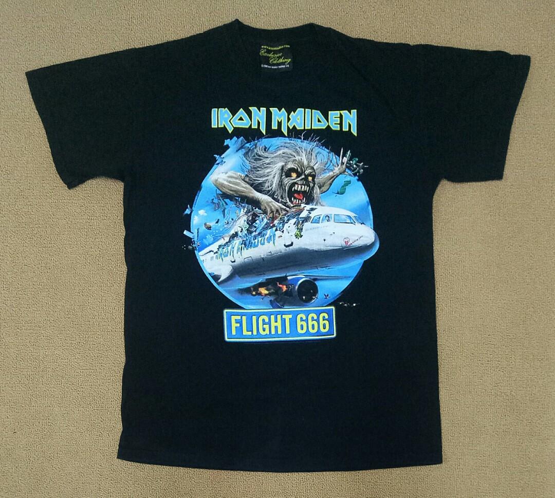 Iron Maiden Flight 666 shirt M, Men's 