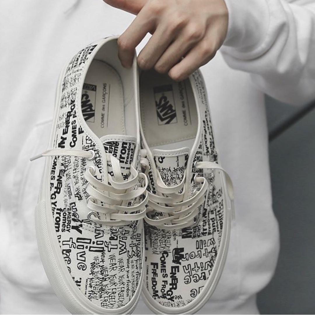 Comme des garcons x vans vault authentic on sale