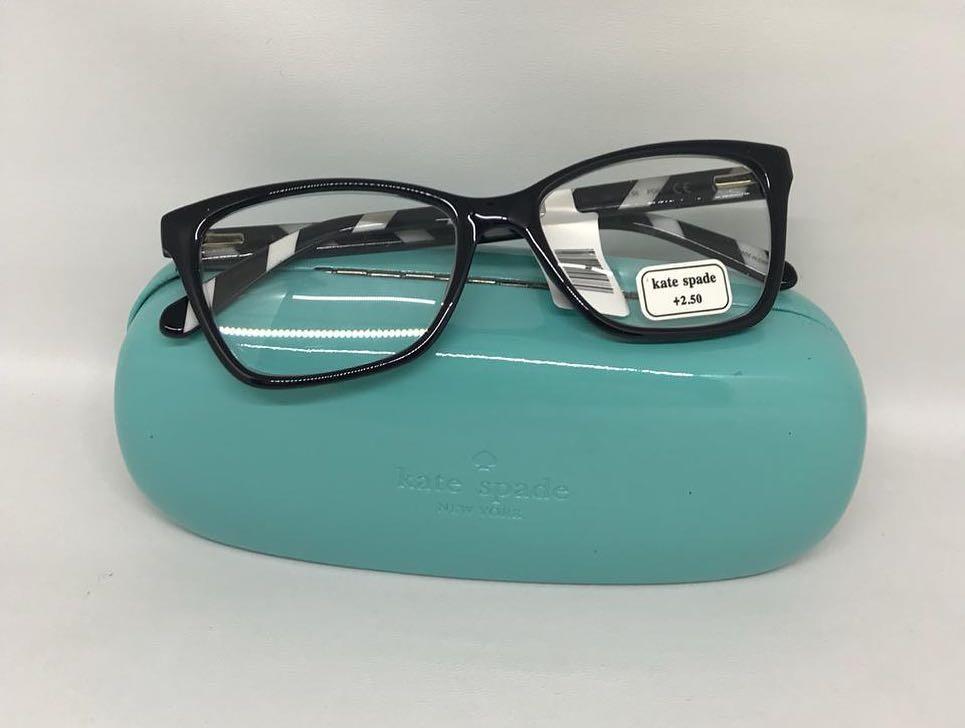 Kate Spade Pava Reading Glasses Black (bisa diganti lensa minus di