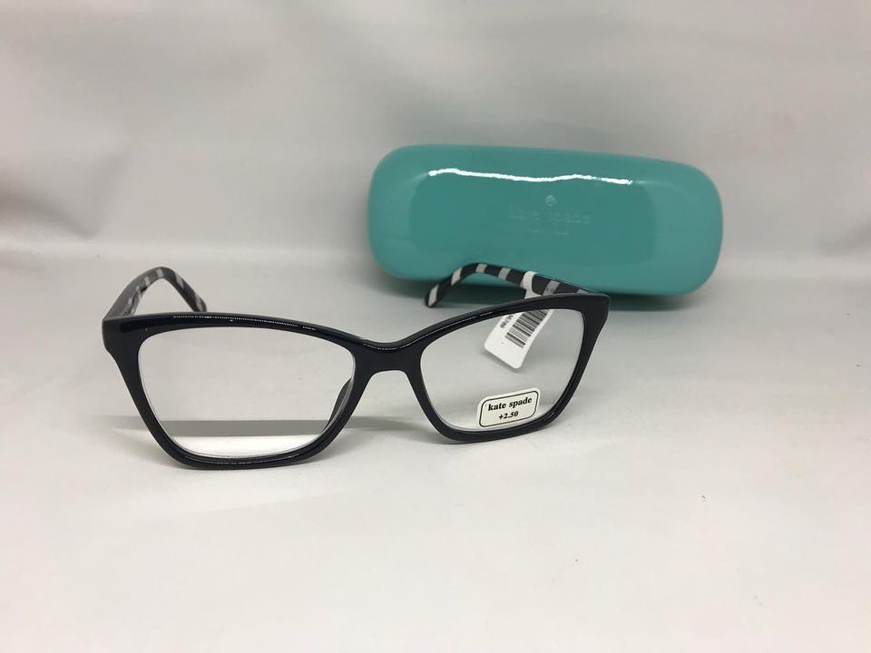 Kate Spade Pava Reading Glasses Black (bisa diganti lensa minus di