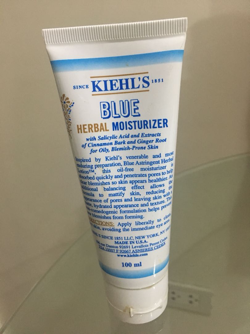 kiehl's blue herbal moisturizer