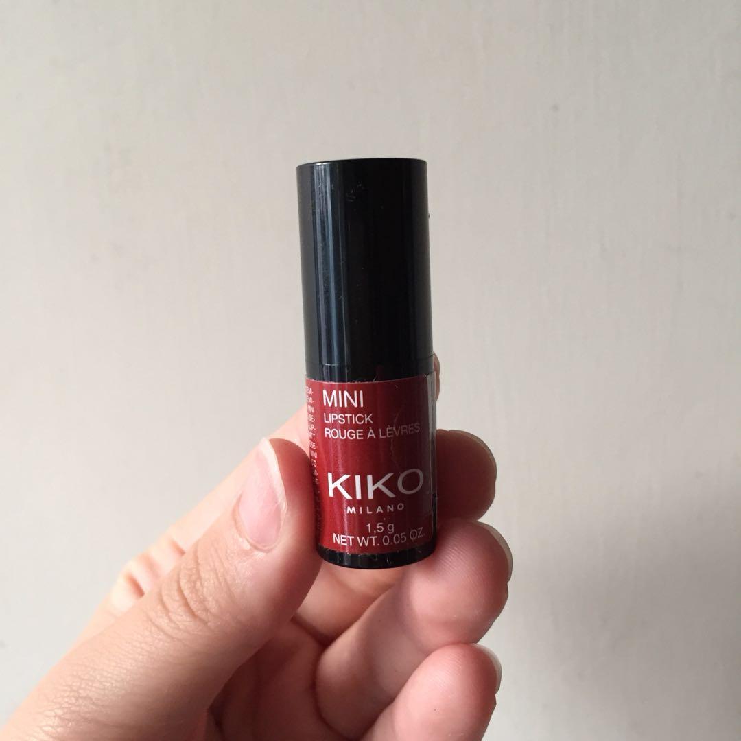 Kiko Mini Lipstick Classic Red Health Beauty Makeup On