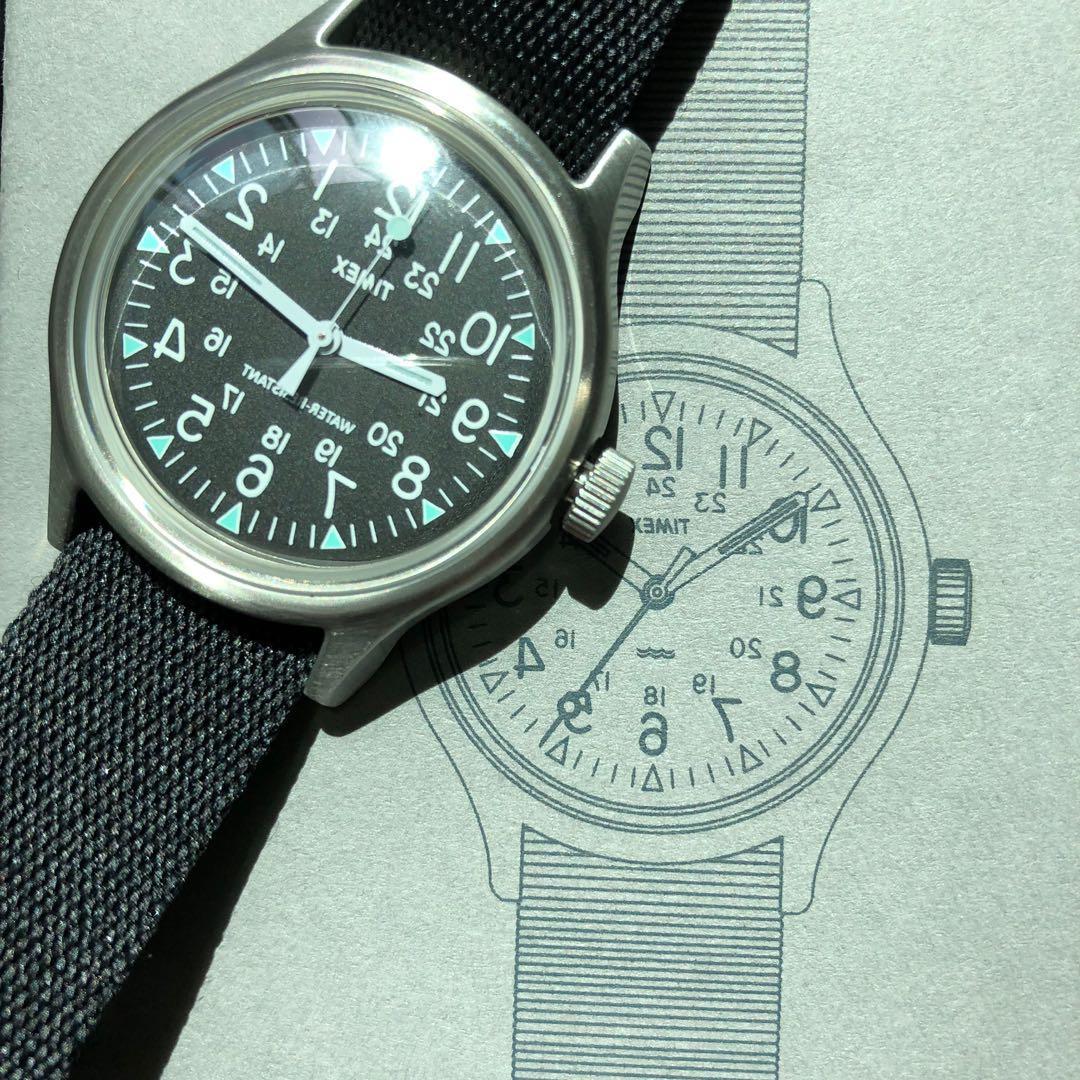 TIMEX ENGINEERED GARMENTS BEAMSキャンパー時計 - 腕時計(アナログ)