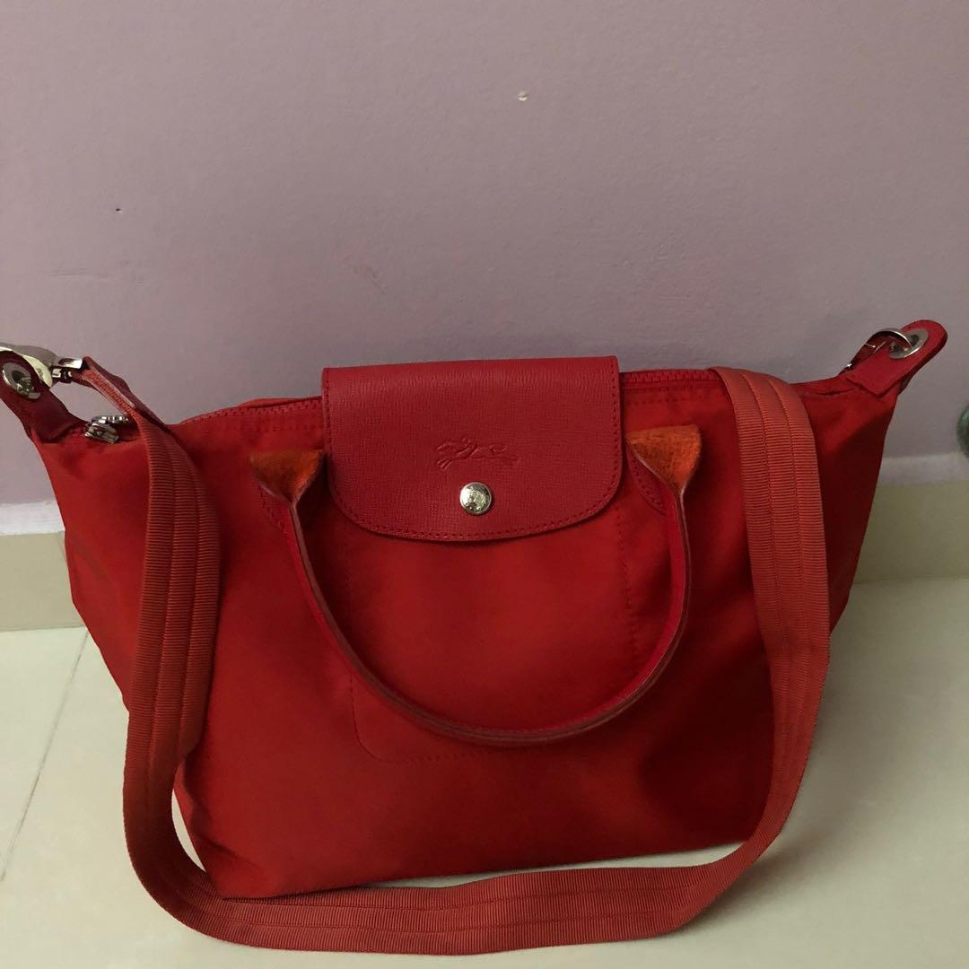 AUTHENTIC - LONGCHAMP Marine Le Pliage Neo Bucket Bag, Luxury, Bags &  Wallets on Carousell