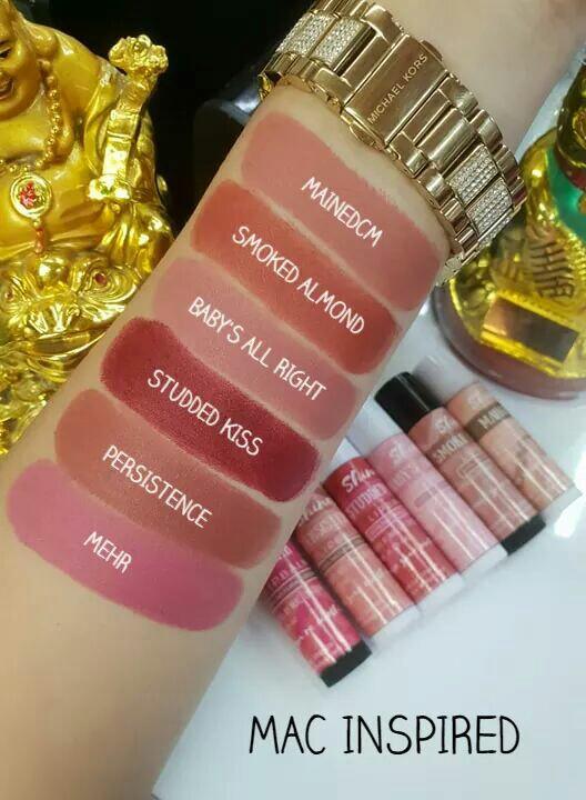 mac amplified lipstick smoked almond