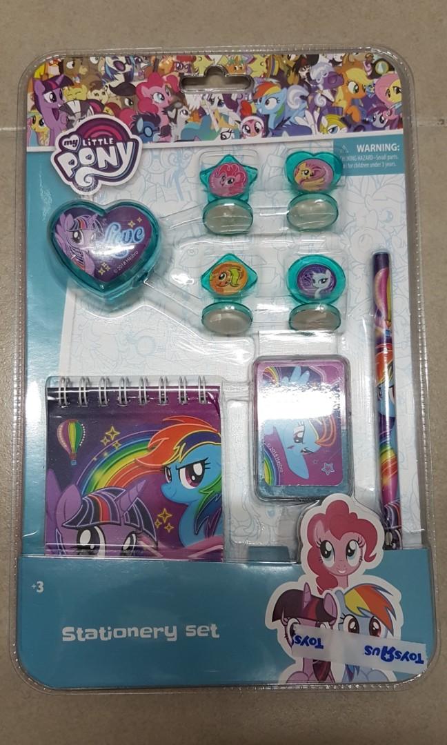 My little pony stamp and stationery set