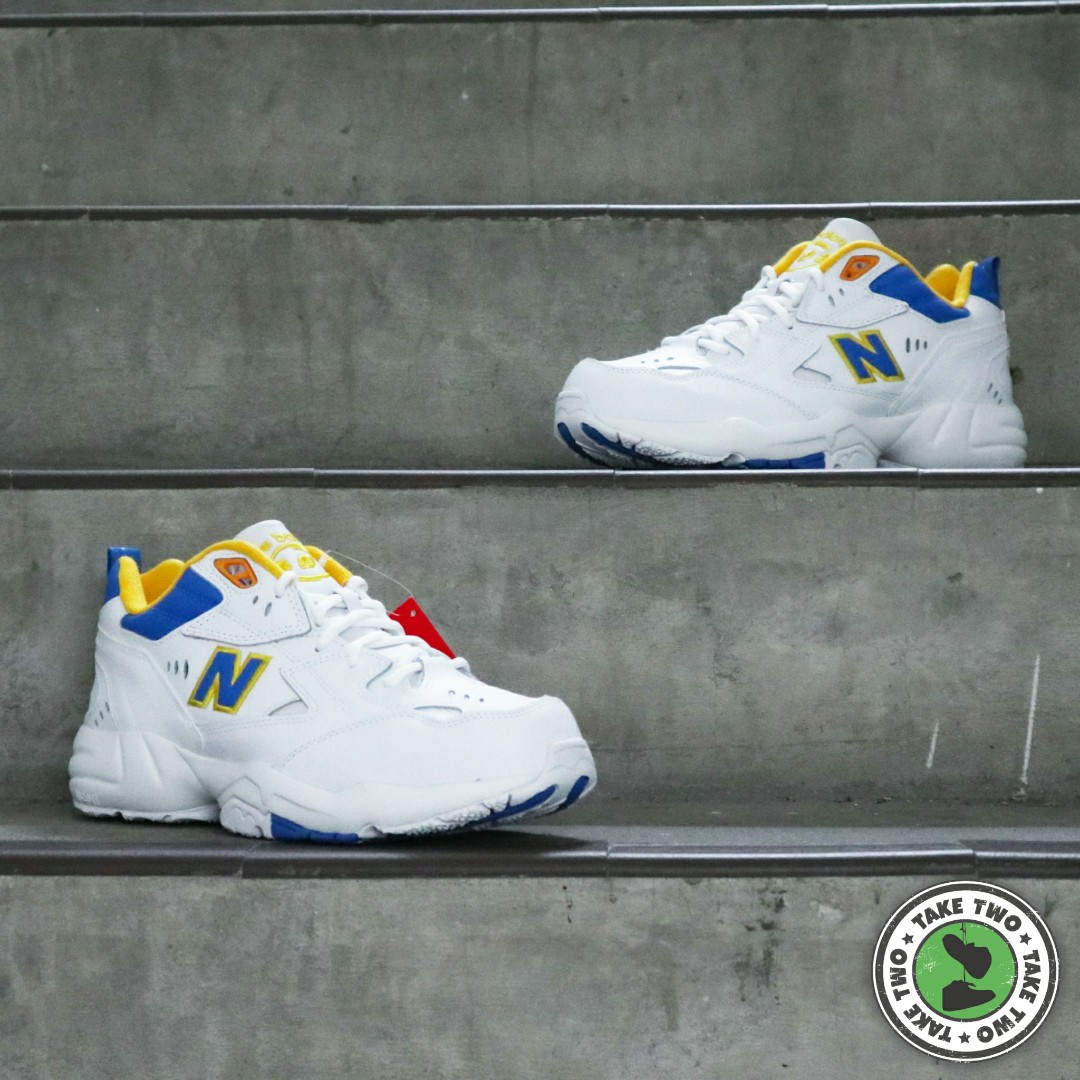 new balance 608 blue and yellow