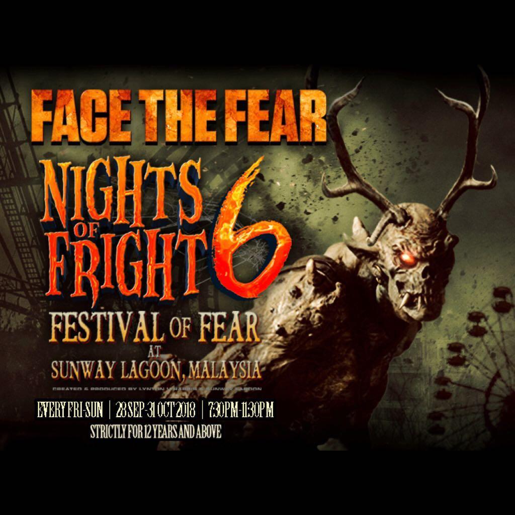Nights Of Fright 6 Sunway Lagoon, Tickets & Vouchers, Local Attractions