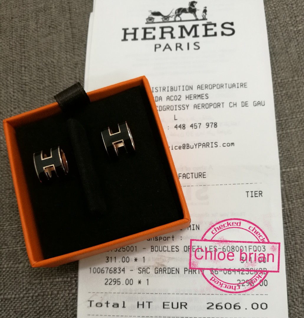 Hermes discount earrings price