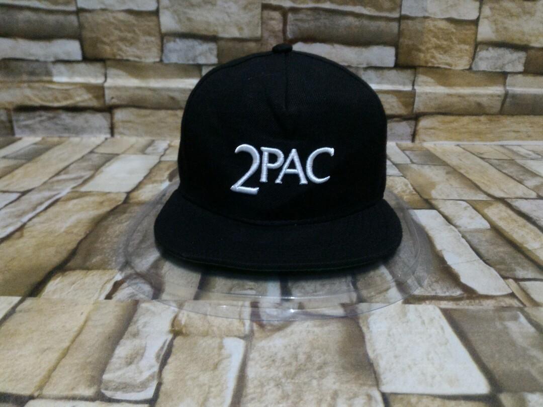 Original tupac 2pac snapback cap hat topi, Men's Fashion, Watches ...