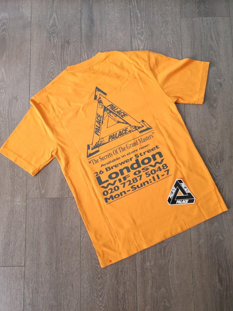 Palace Grand Master T Shirt Orange 