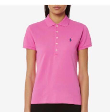 pink ralph lauren t shirt women's