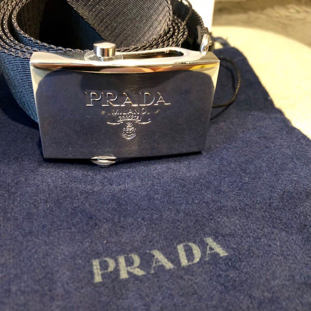 Prada Technical Fabric Belt Luxury Accessories on Carousell
